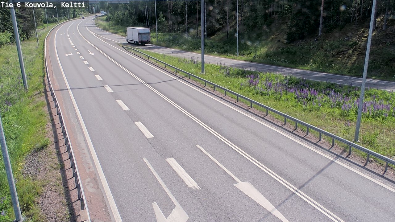 Kelikamerat Kuva Tie 6 Kouvola, Keltti, Kouvola, Kymenlaakso