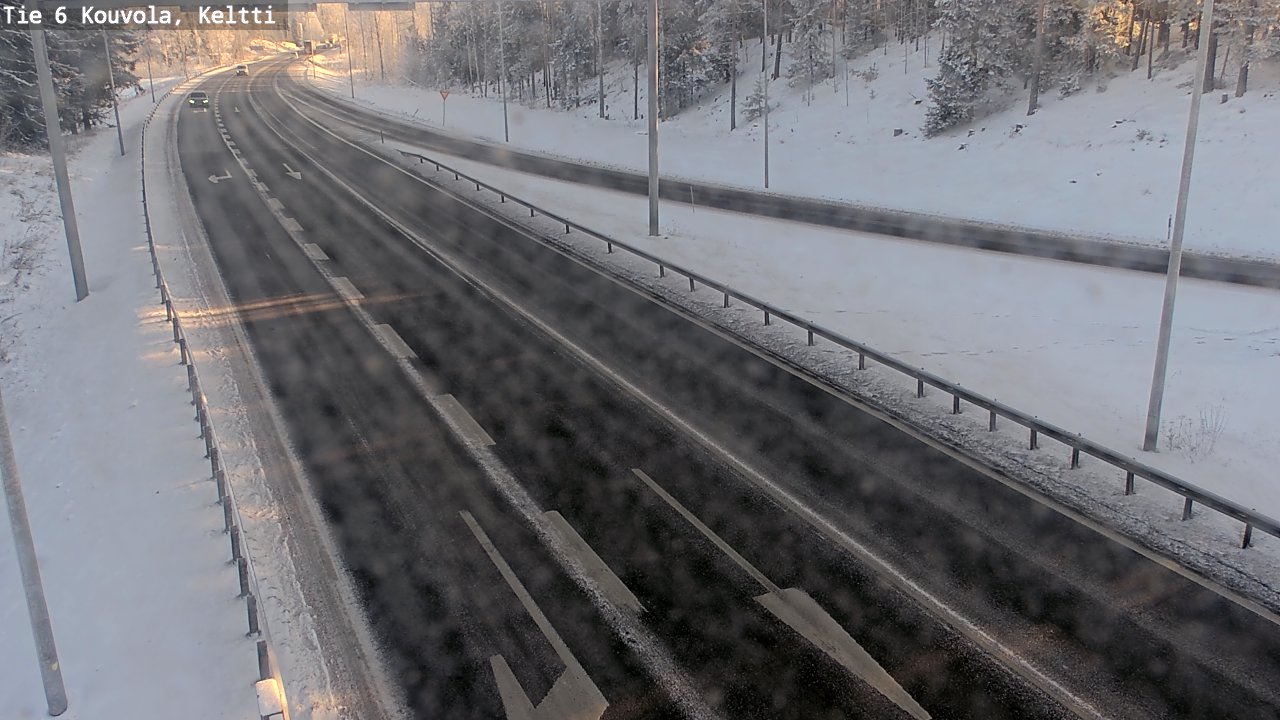 Weather Camera Image Road 6 Kouvola, Keltti, Kouvola, Kymenlaakso