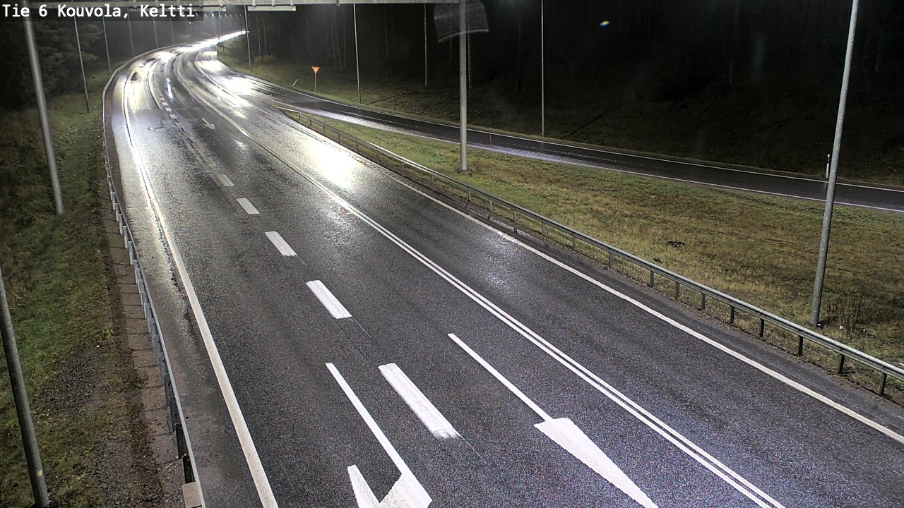 Weather Camera Image Väg 6 Kouvola,  Keltti, Kouvola, Kymenlaakso