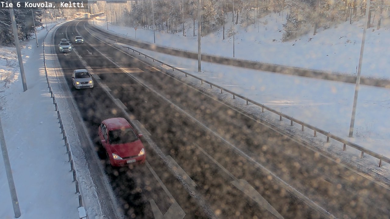 Weather Camera Image Road 6 Kouvola, Keltti, Kouvola, Kymenlaakso