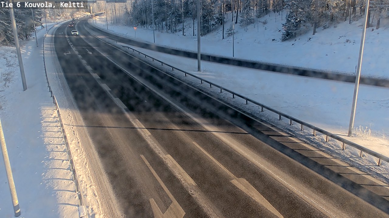 Weather Camera Image Road 6 Kouvola, Keltti, Kouvola, Kymenlaakso