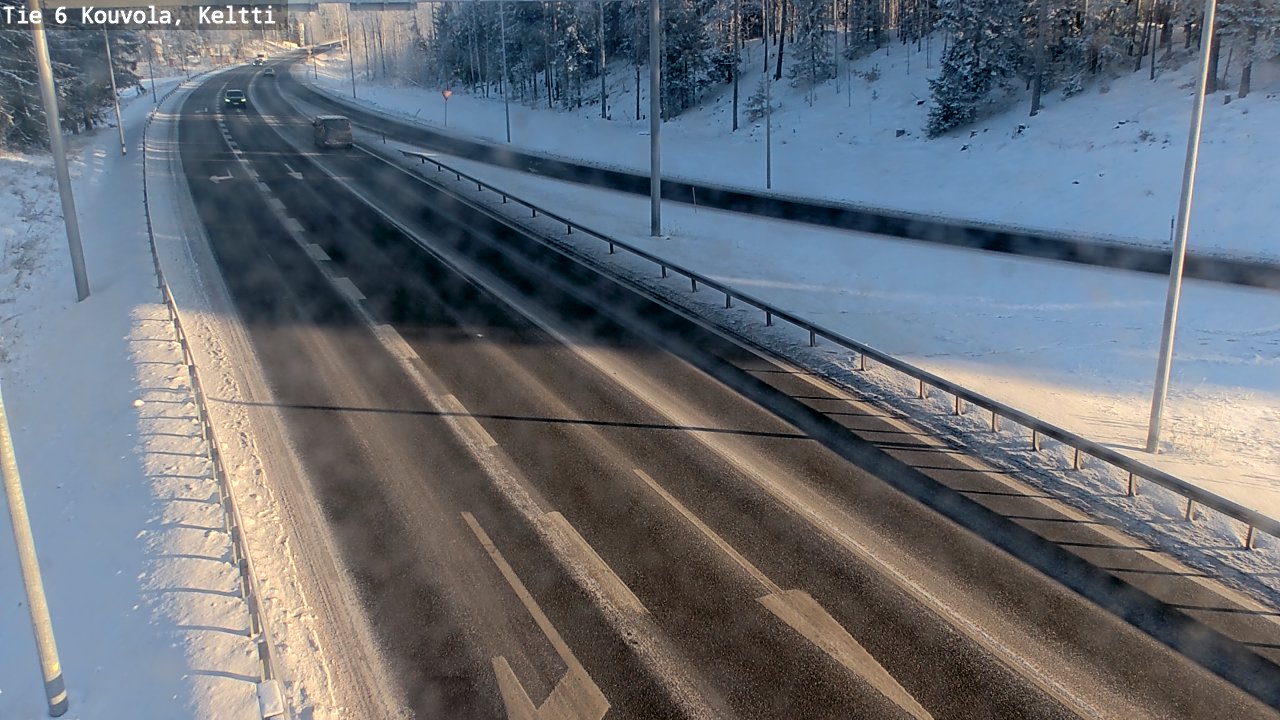 Weather Camera Image Road 6 Kouvola, Keltti, Kouvola, Kymenlaakso