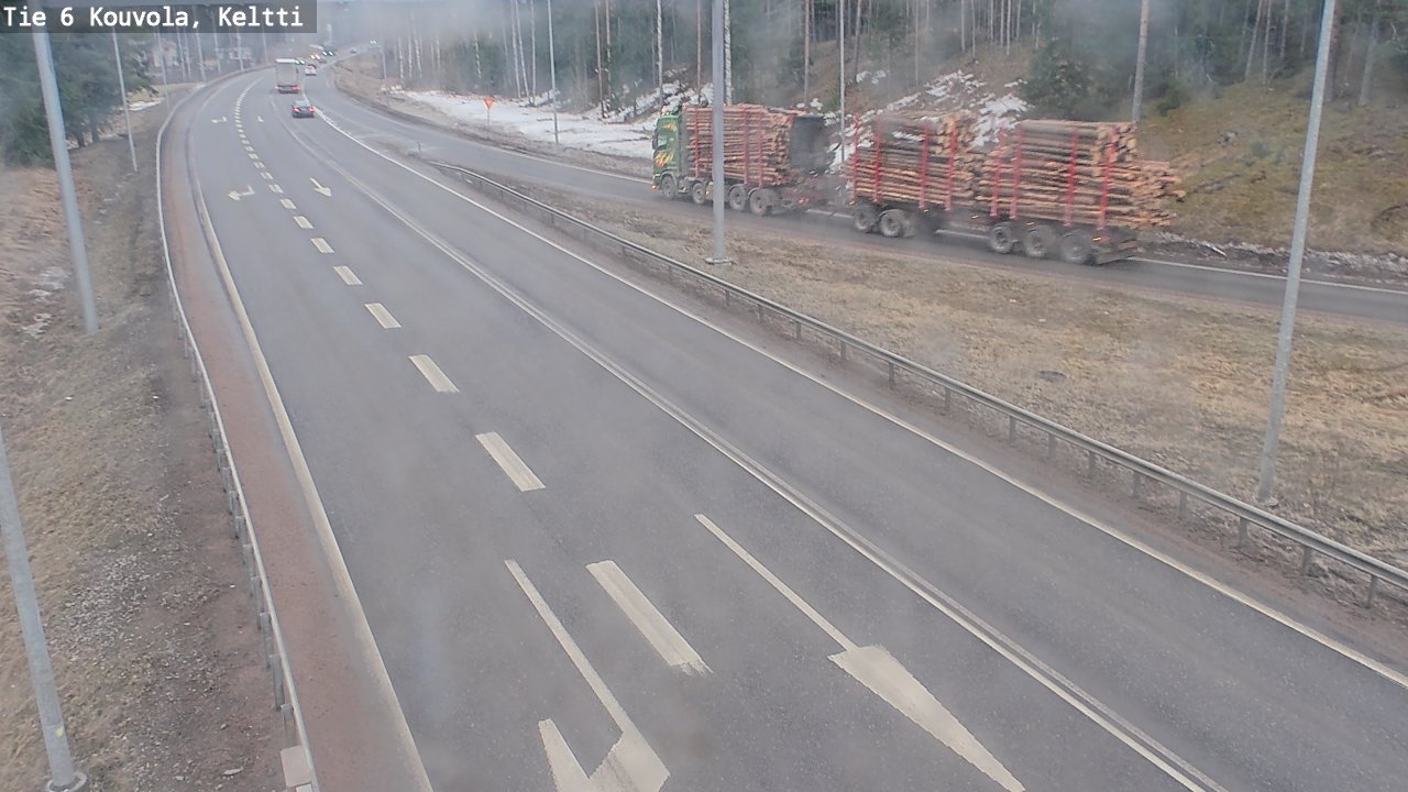 Weather Camera Image Road 6 Kouvola, Keltti, Kouvola, Kymenlaakso