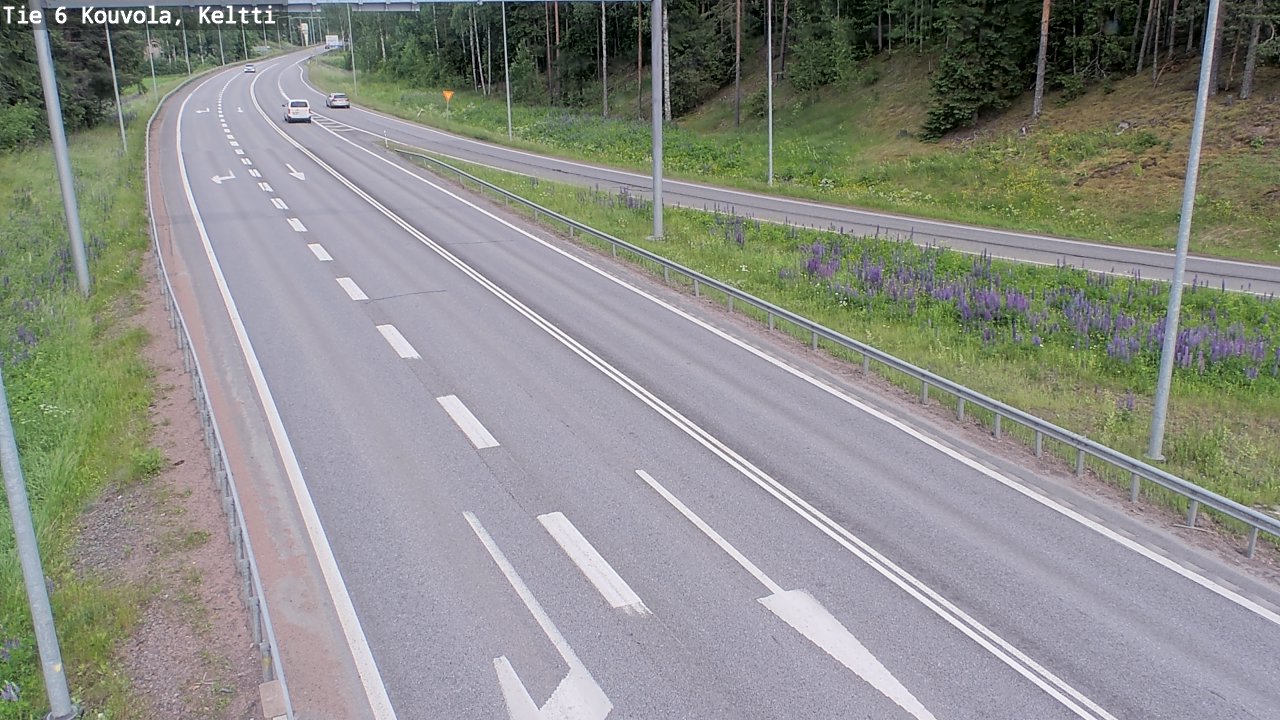 Kelikamerat Kuva Tie 6 Kouvola, Keltti, Kouvola, Kymenlaakso