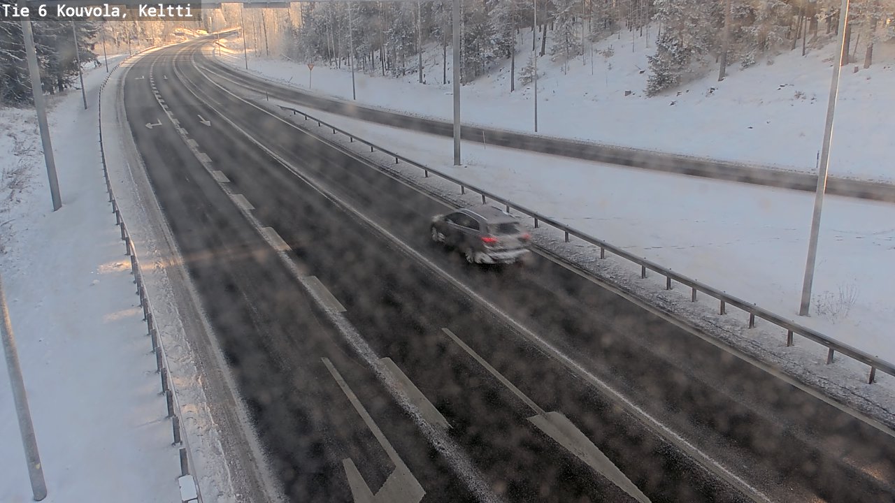 Weather Camera Image Road 6 Kouvola, Keltti, Kouvola, Kymenlaakso