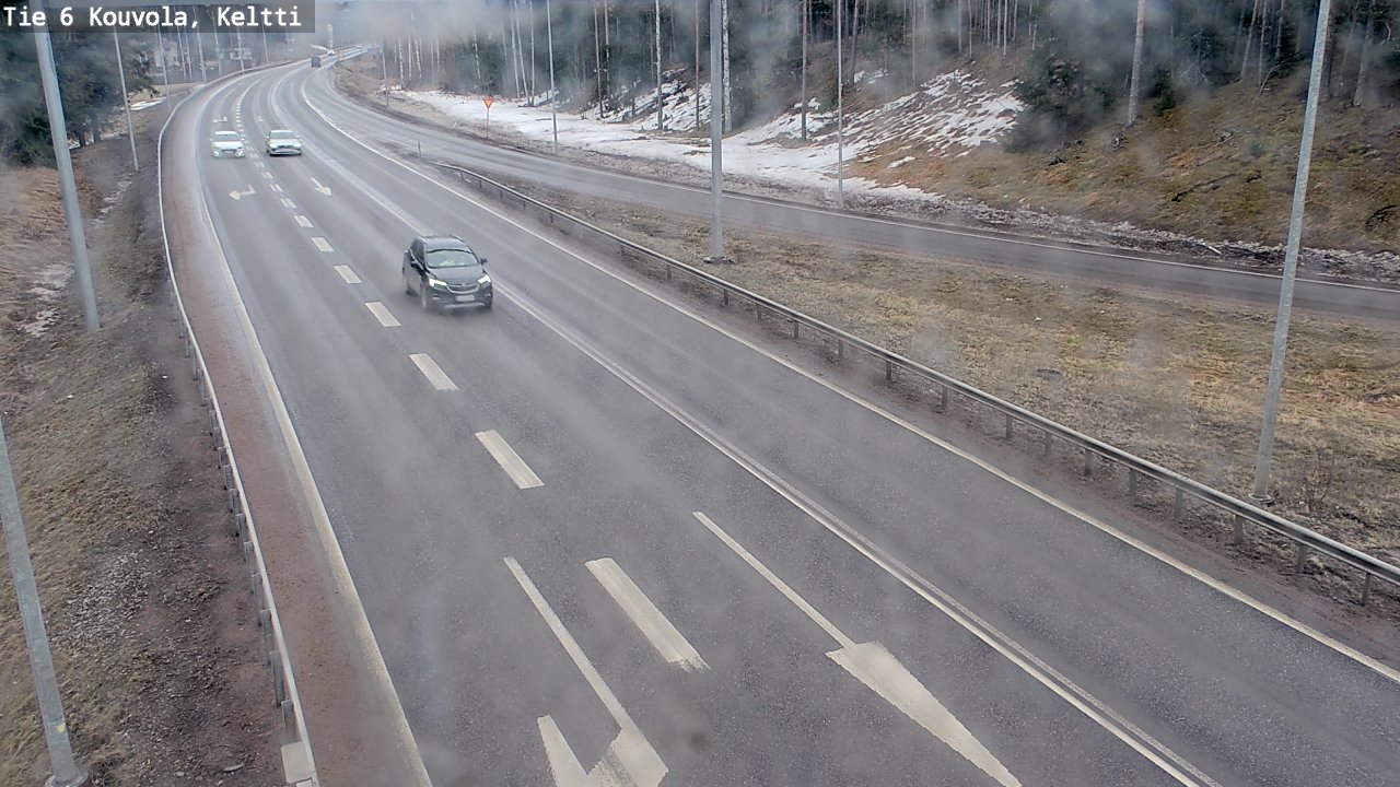 Weather Camera Image Väg 6 Kouvola,  Keltti, Kouvola, Kymenlaakso