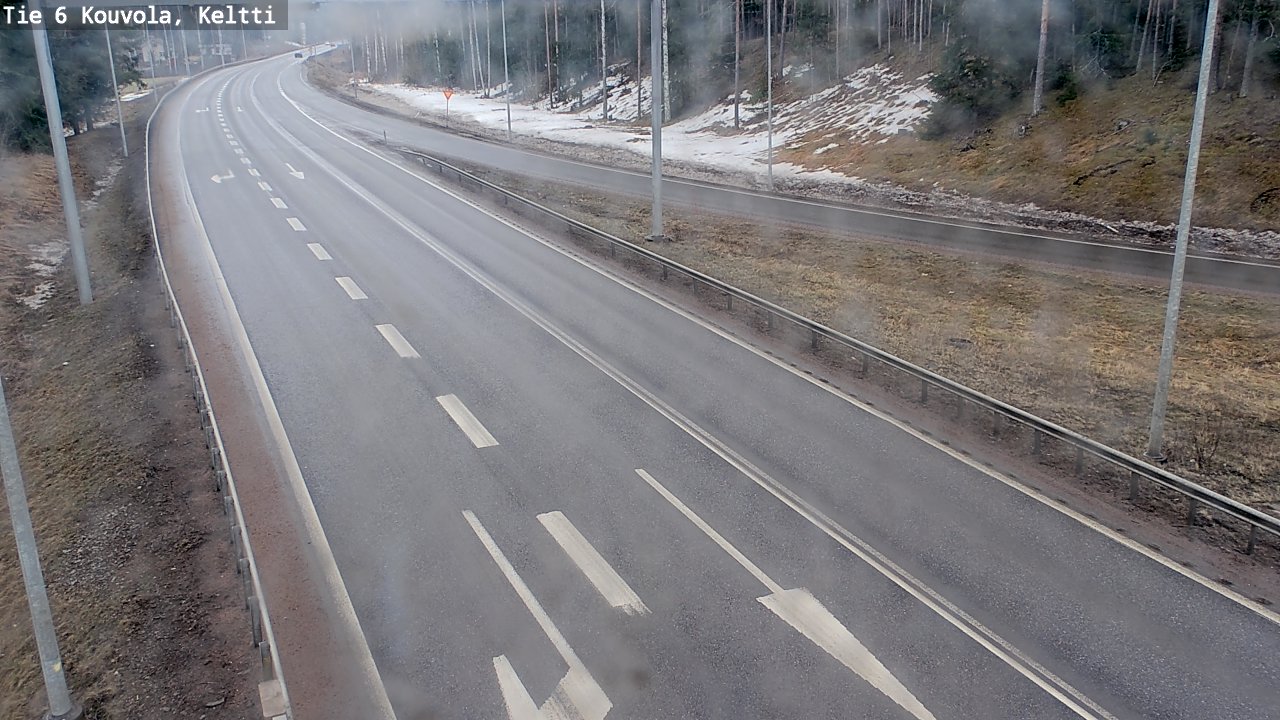 Weather Camera Image Väg 6 Kouvola,  Keltti, Kouvola, Kymenlaakso
