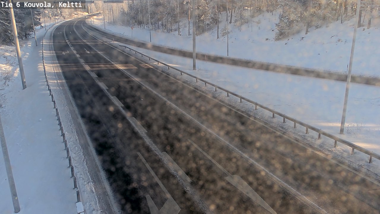 Weather Camera Image Road 6 Kouvola, Keltti, Kouvola, Kymenlaakso