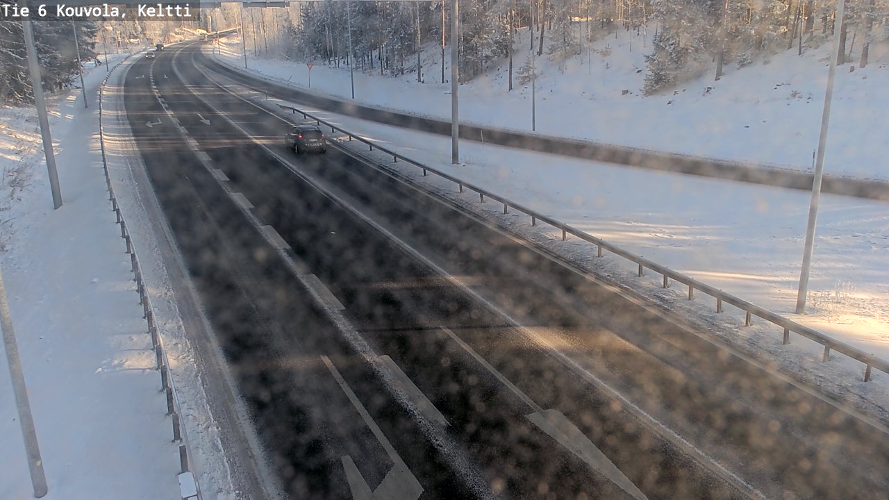 Weather Camera Image Road 6 Kouvola, Keltti, Kouvola, Kymenlaakso