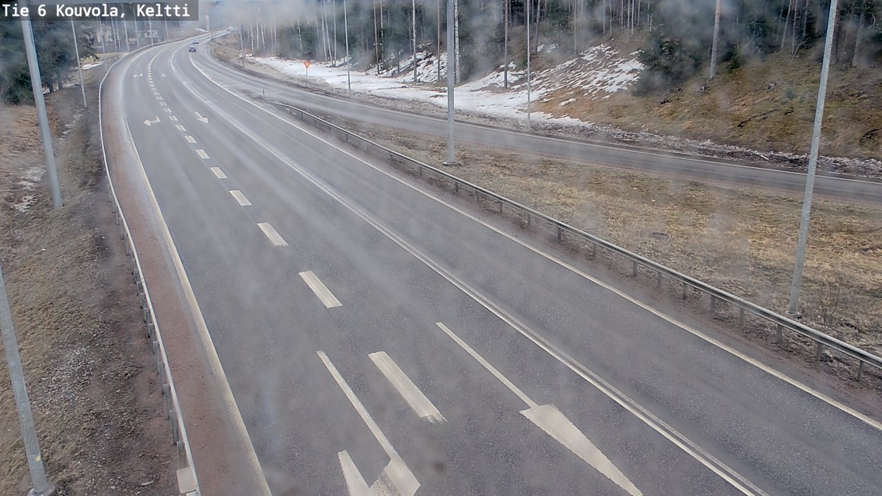 Weather Camera Image Väg 6 Kouvola,  Keltti, Kouvola, Kymenlaakso