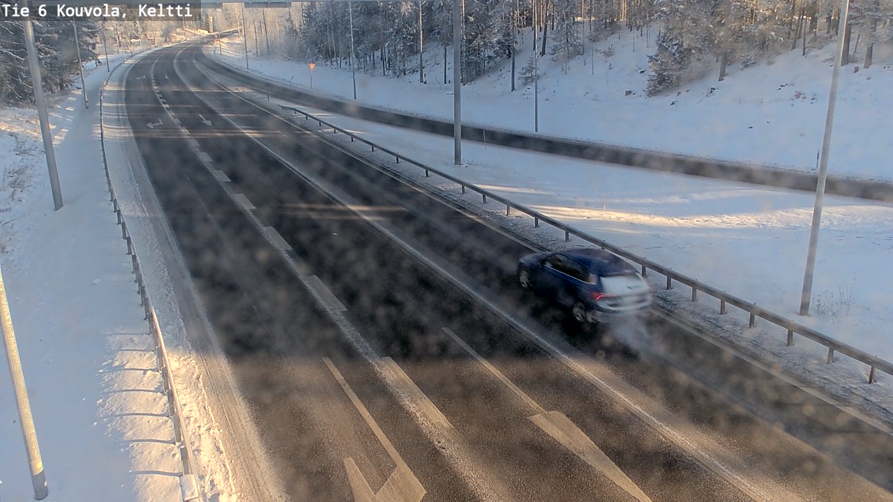 Weather Camera Image Road 6 Kouvola, Keltti, Kouvola, Kymenlaakso