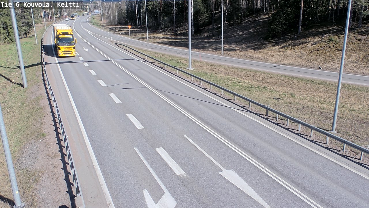 Kelikamerat Kuva Tie 6 Kouvola, Keltti, Kouvola, Kymenlaakso