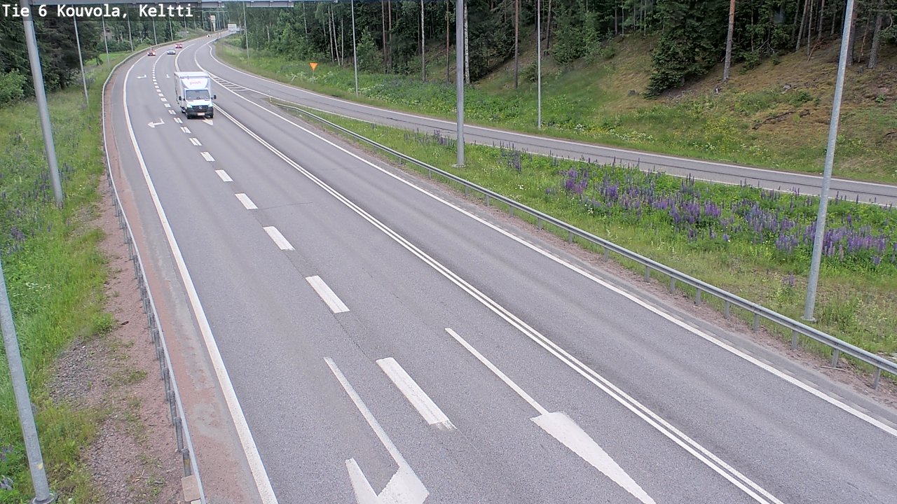 Kelikamerat Kuva Tie 6 Kouvola, Keltti, Kouvola, Kymenlaakso