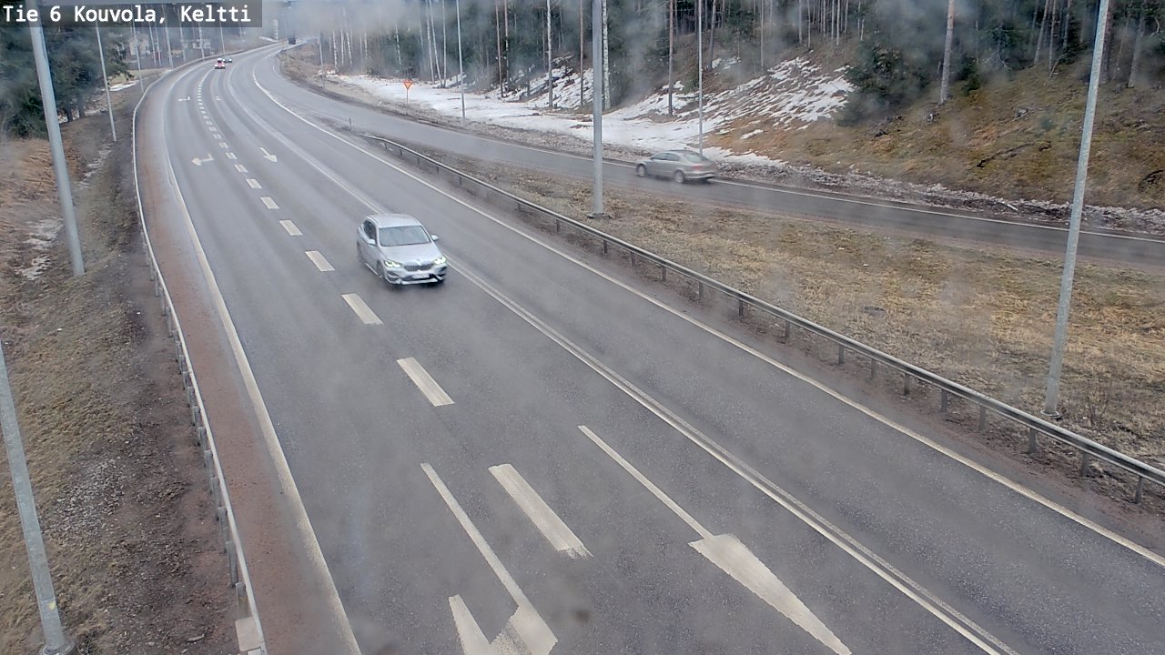 Weather Camera Image Väg 6 Kouvola,  Keltti, Kouvola, Kymenlaakso
