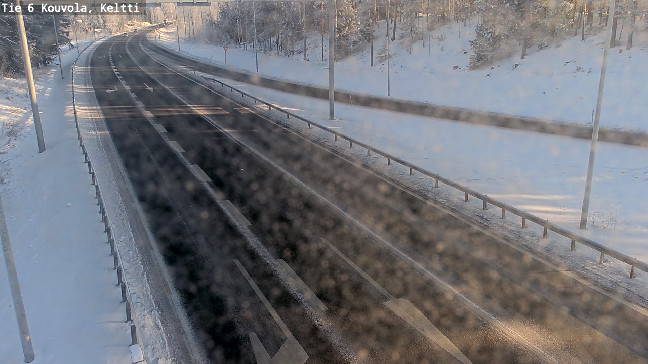 Weather Camera Image Road 6 Kouvola, Keltti, Kouvola, Kymenlaakso