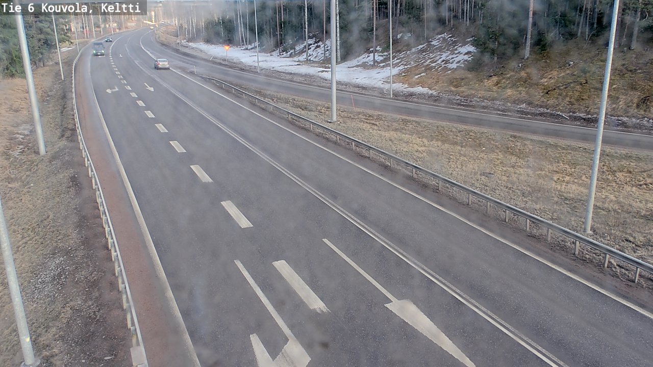 Weather Camera Image Väg 6 Kouvola,  Keltti, Kouvola, Kymenlaakso