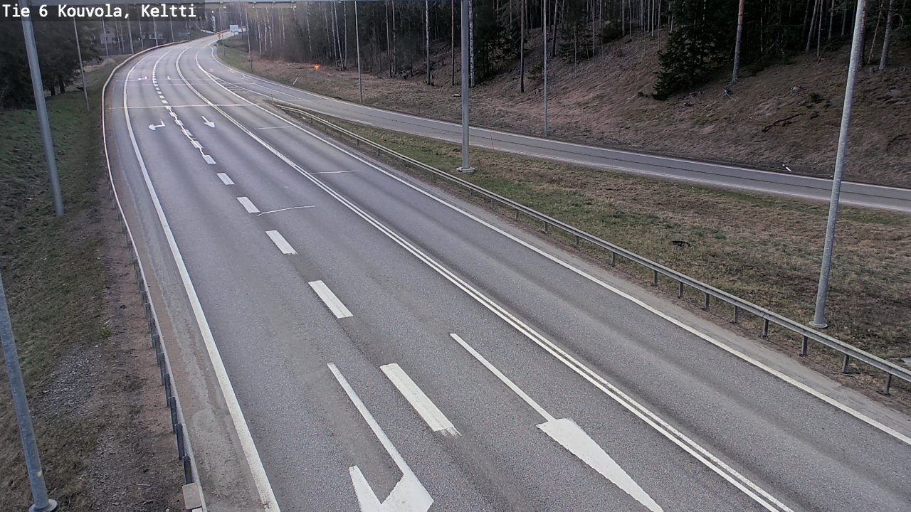 Weather Camera Image Road 6 Kouvola, Keltti, Kouvola, Kymenlaakso