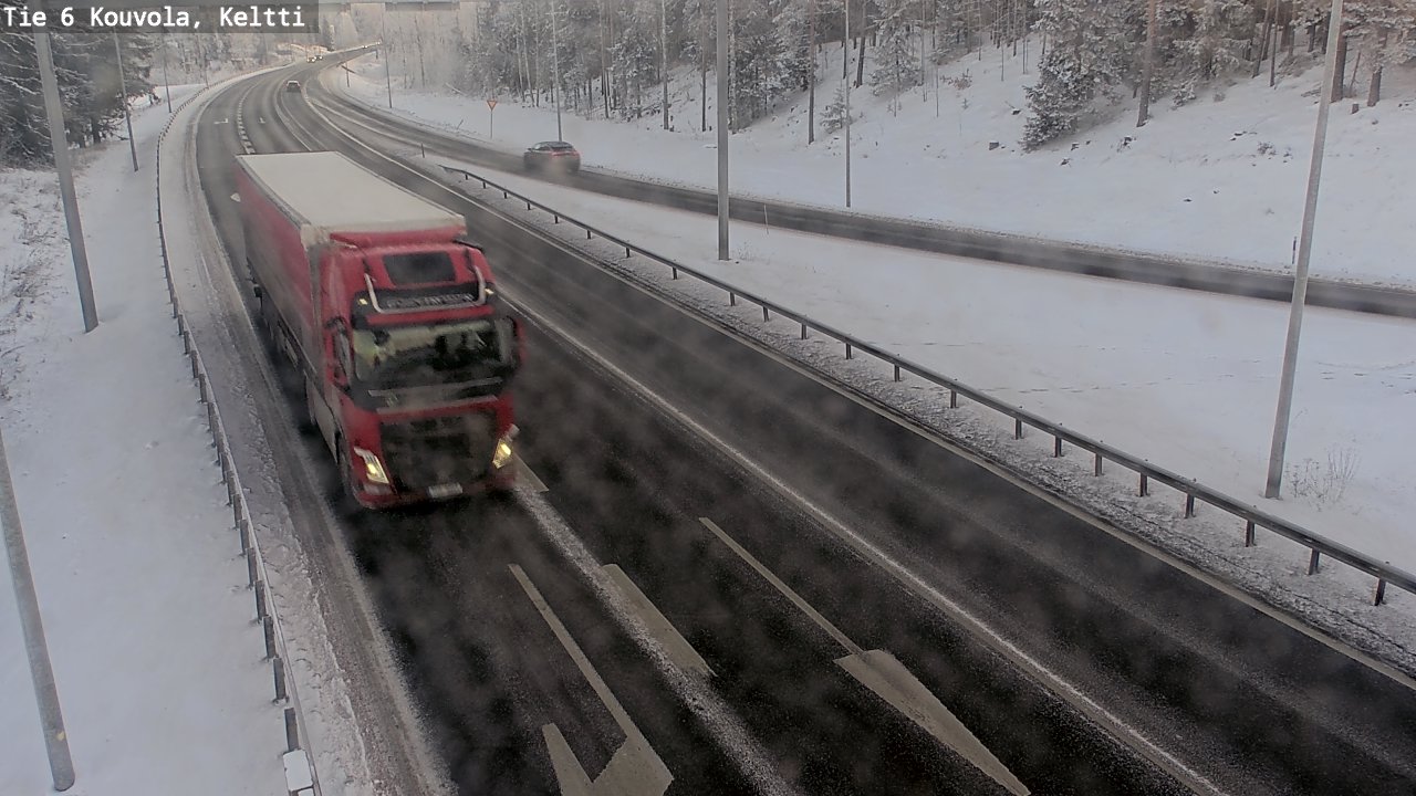 Kelikamerat Kuva Tie 6 Kouvola, Keltti, Kouvola, Kymenlaakso