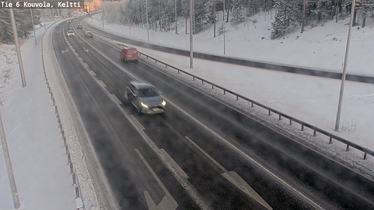 Kelikamerat Kuva Tie 6 Kouvola, Keltti, Kouvola, Kymenlaakso