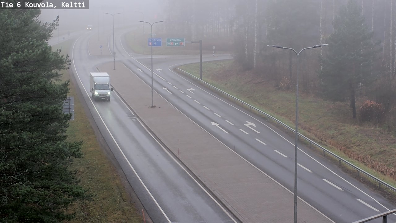 Kelikamerat Kuva Tie 6 Kouvola, Keltti, Kouvola, Kymenlaakso