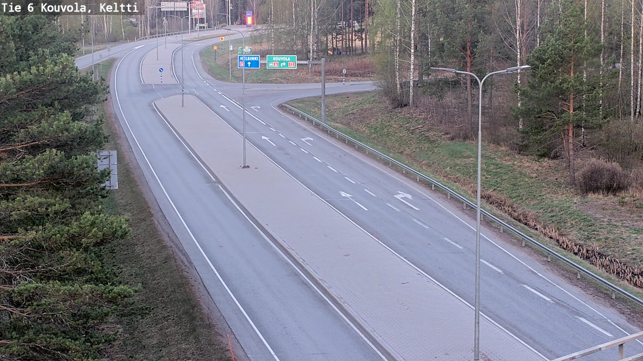 Weather Camera Image Väg 6 Kouvola,  Keltti, Kouvola, Kymenlaakso