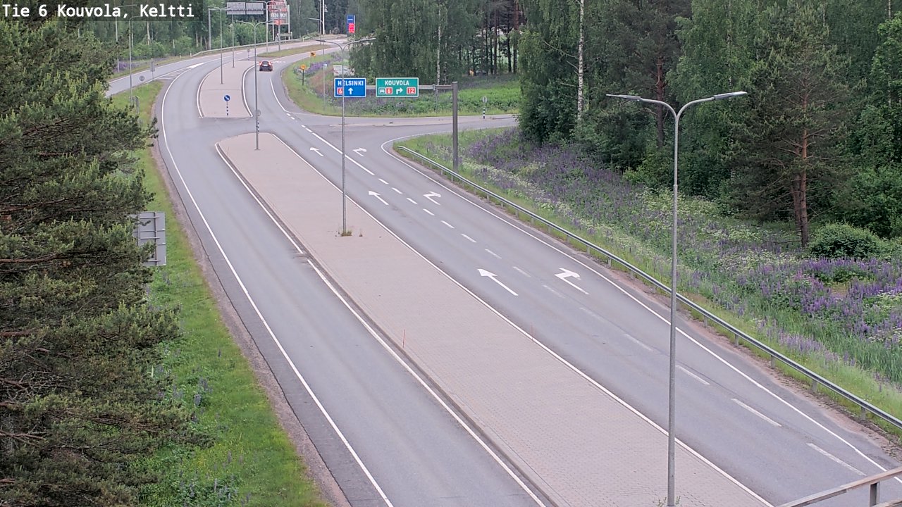 Weather Camera Image Road 6 Kouvola, Keltti, Kouvola, Kymenlaakso
