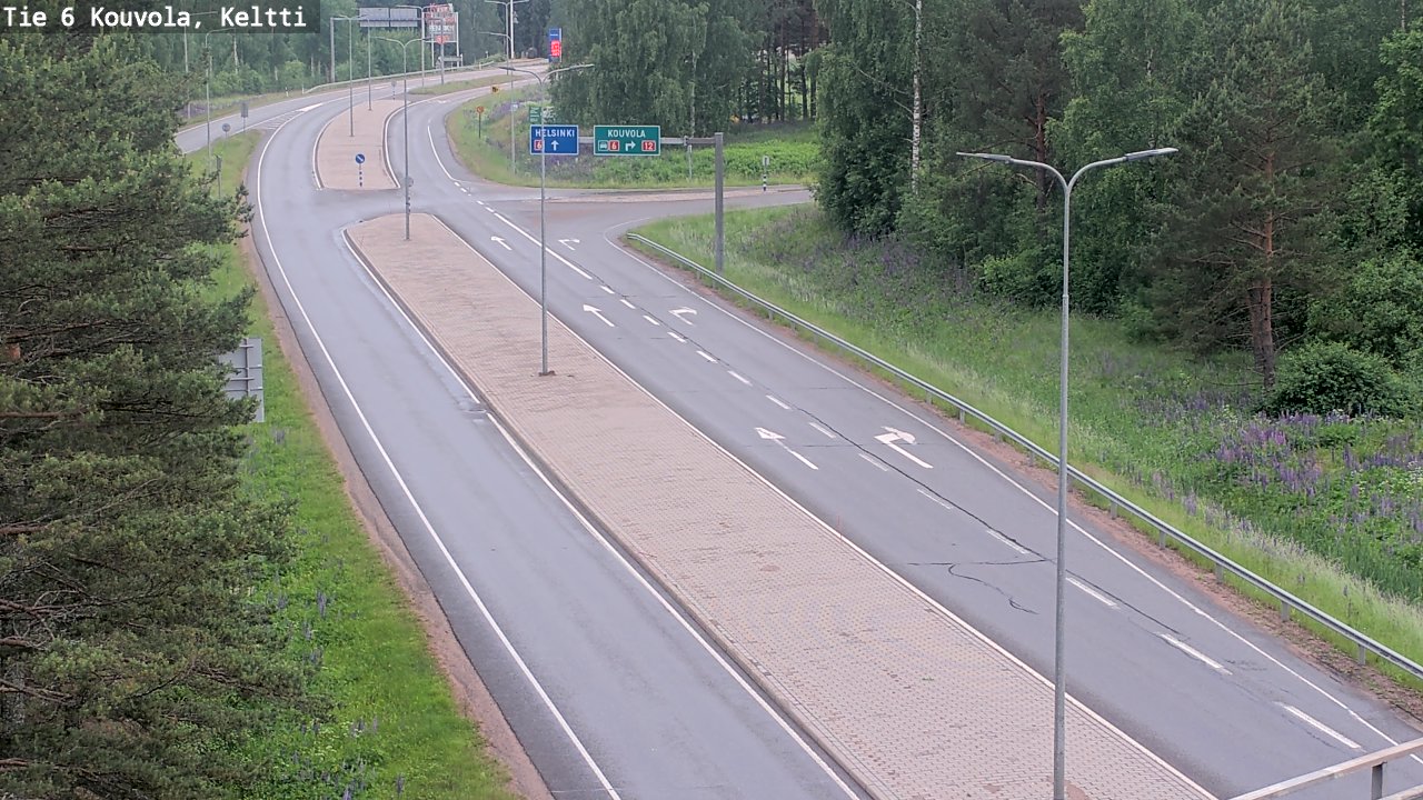 Kelikamerat Kuva Tie 6 Kouvola, Keltti, Kouvola, Kymenlaakso