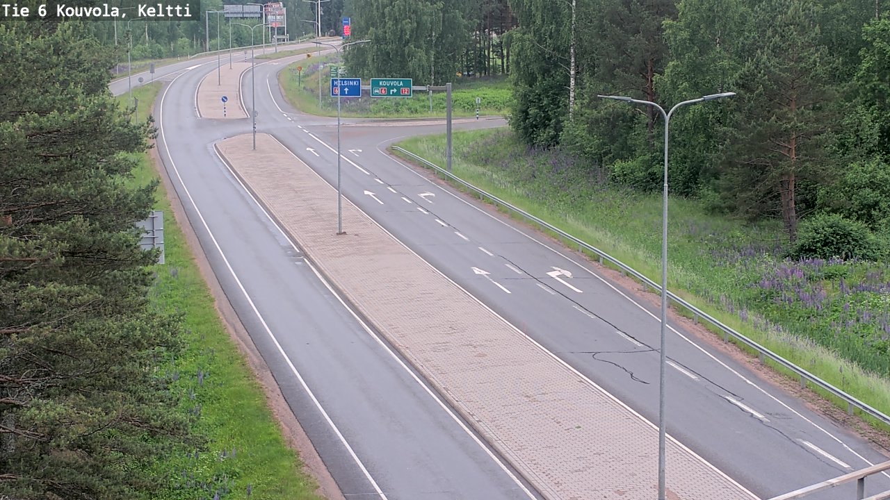 Kelikamerat Kuva Tie 6 Kouvola, Keltti, Kouvola, Kymenlaakso