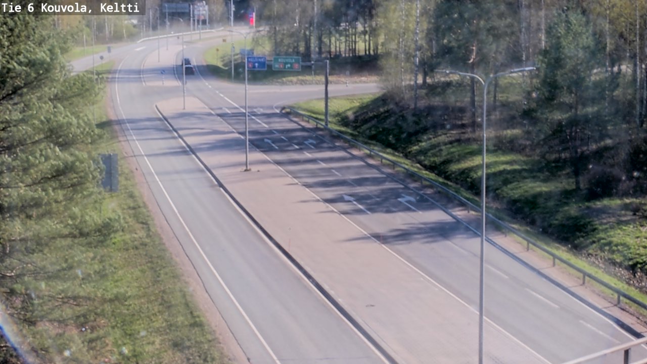Weather Camera Image Väg 6 Kouvola,  Keltti, Kouvola, Kymenlaakso