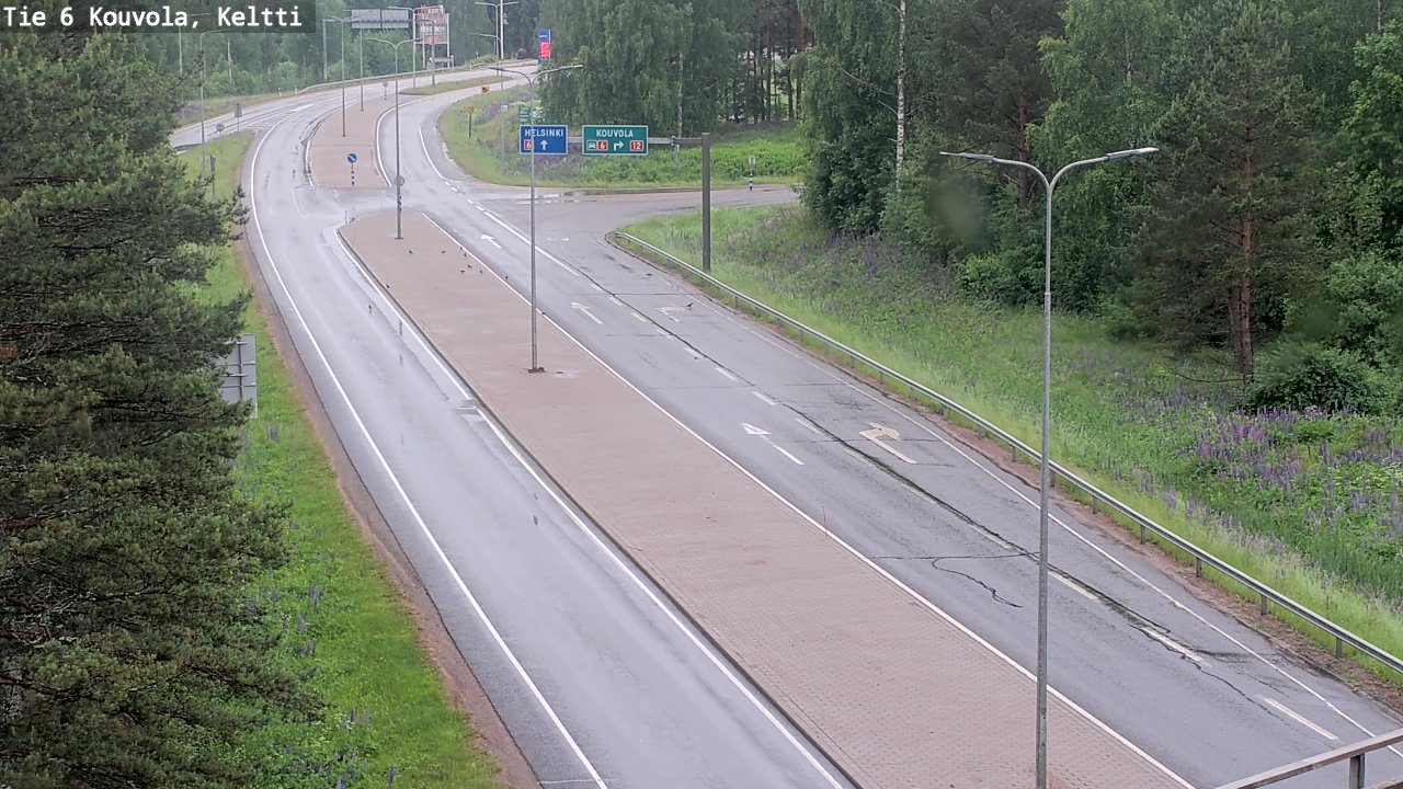 Kelikamerat Kuva Tie 6 Kouvola, Keltti, Kouvola, Kymenlaakso
