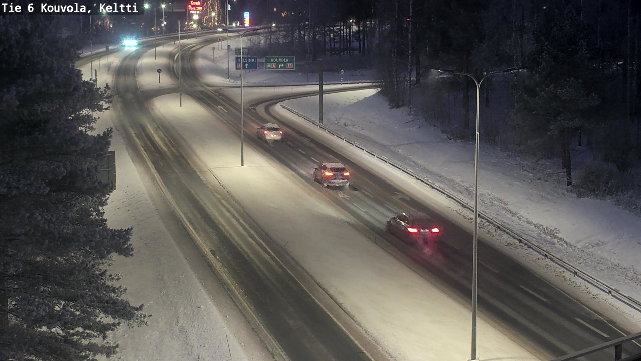 Kelikamerat Kuva Tie 6 Kouvola, Keltti, Kouvola, Kymenlaakso