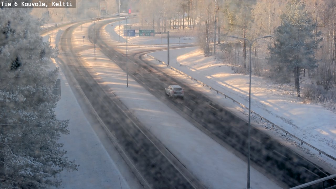 Weather Camera Image Road 6 Kouvola, Keltti, Kouvola, Kymenlaakso