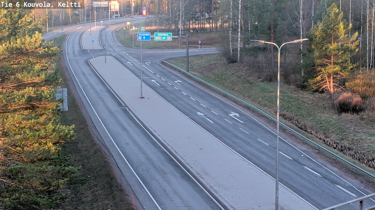 Kelikamerat Kuva Tie 6 Kouvola, Keltti, Kouvola, Kymenlaakso
