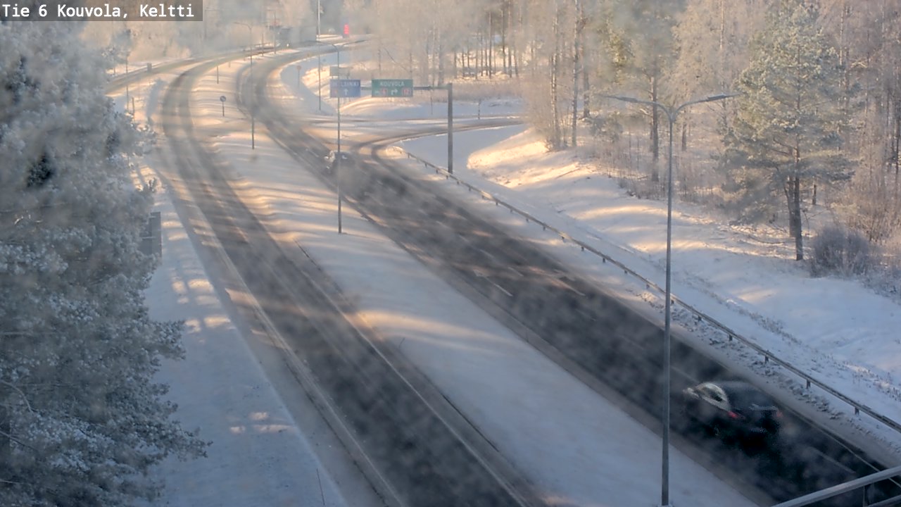 Weather Camera Image Road 6 Kouvola, Keltti, Kouvola, Kymenlaakso