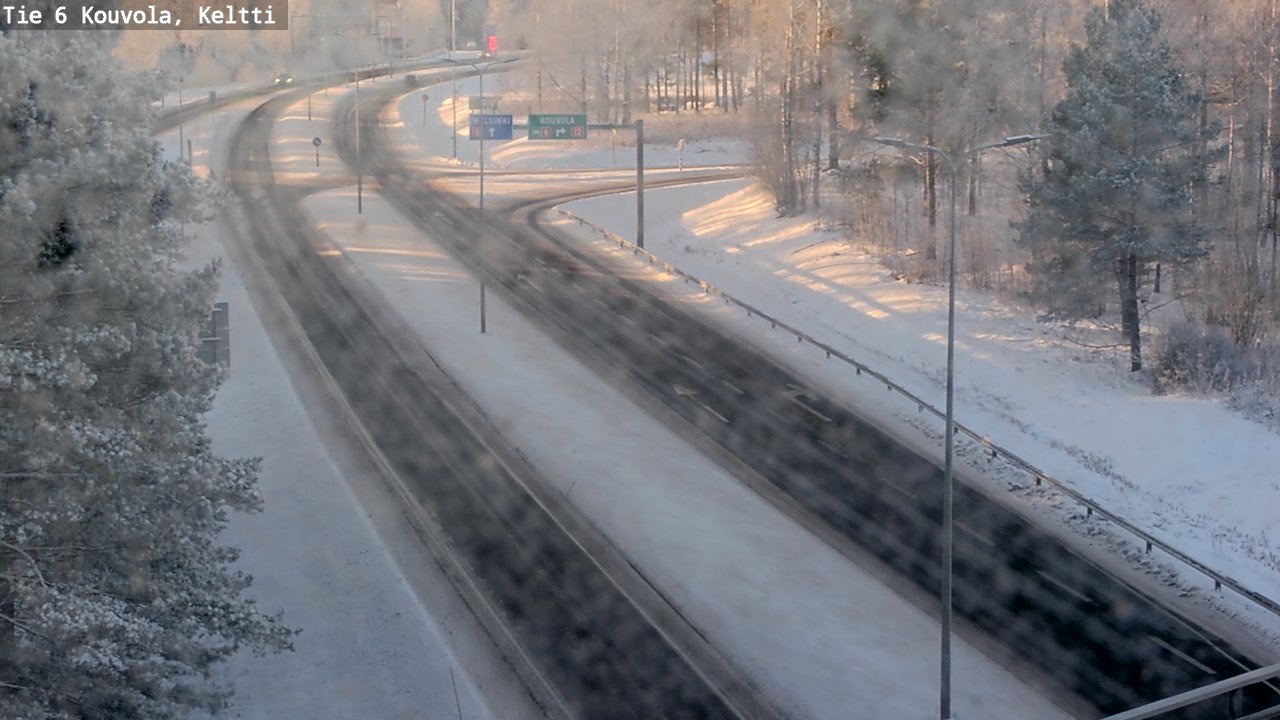 Weather Camera Image Road 6 Kouvola, Keltti, Kouvola, Kymenlaakso
