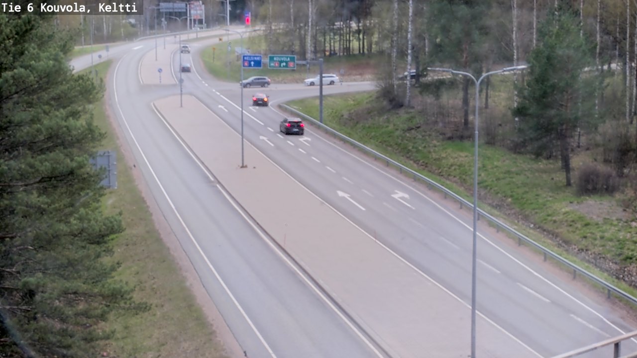 Weather Camera Image Väg 6 Kouvola,  Keltti, Kouvola, Kymenlaakso