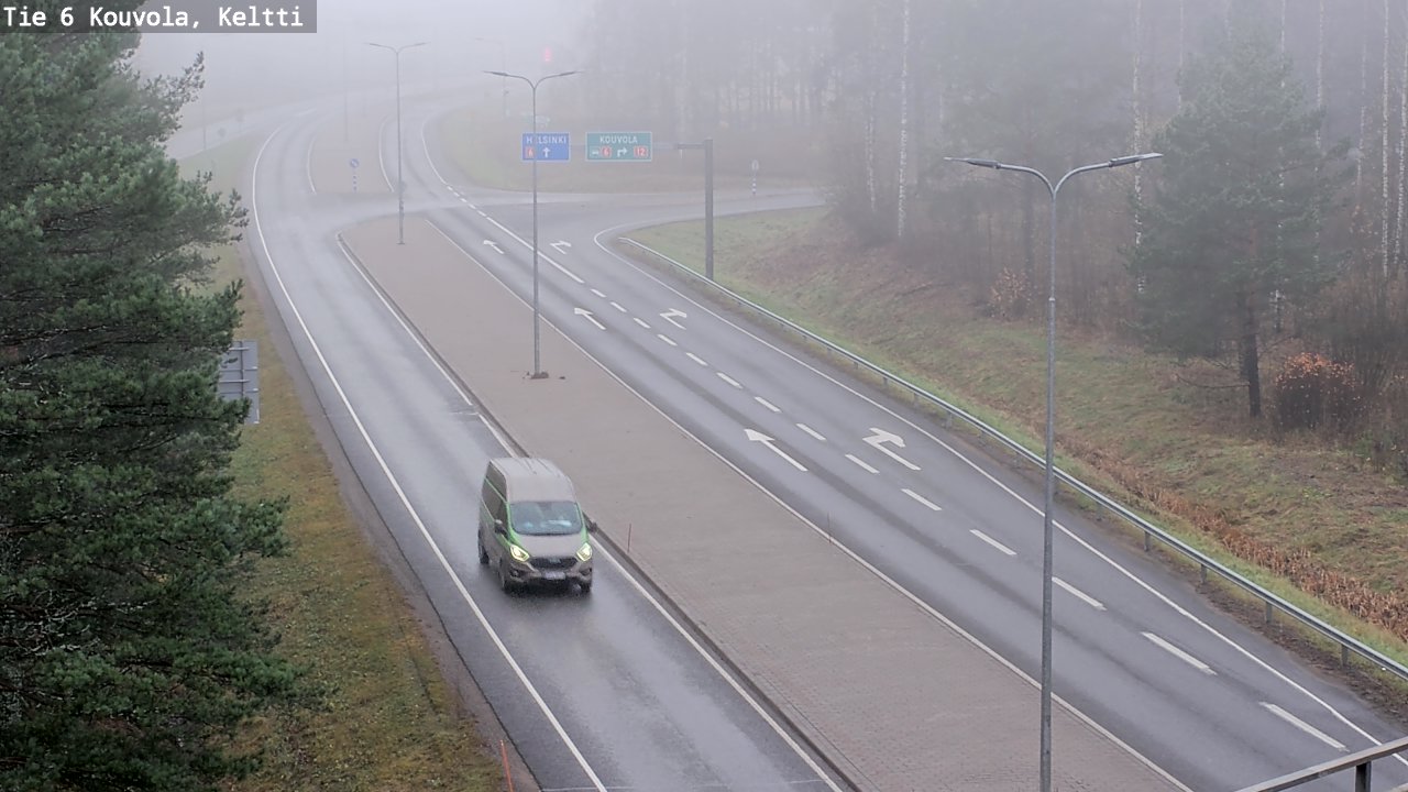 Kelikamerat Kuva Tie 6 Kouvola, Keltti, Kouvola, Kymenlaakso