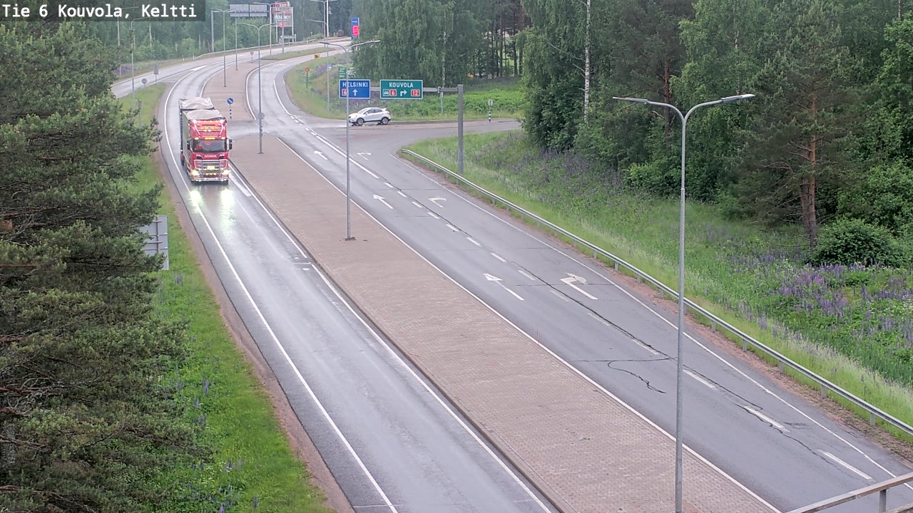 Kelikamerat Kuva Tie 6 Kouvola, Keltti, Kouvola, Kymenlaakso