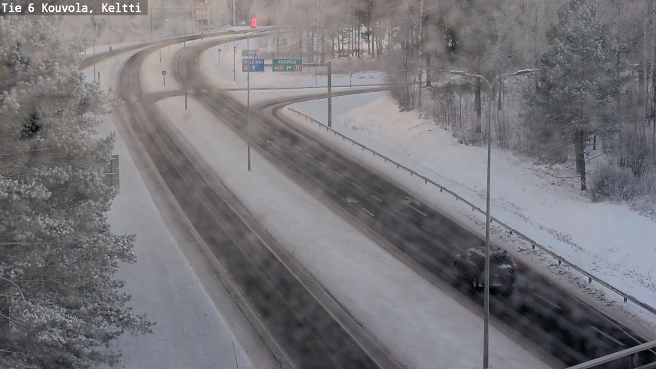 Weather Camera Image Road 6 Kouvola, Keltti, Kouvola, Kymenlaakso