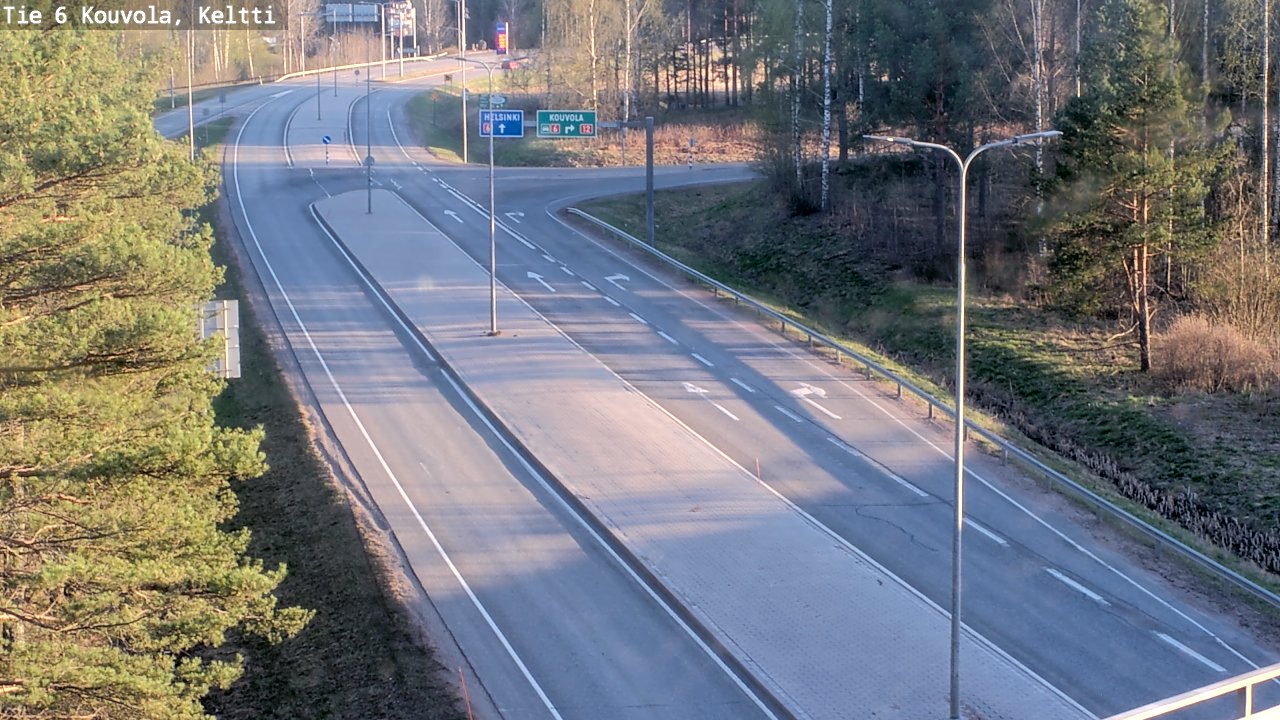 Kelikamerat Kuva Tie 6 Kouvola, Keltti, Kouvola, Kymenlaakso