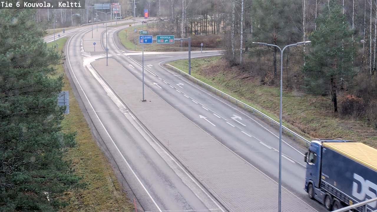 Kelikamerat Kuva Tie 6 Kouvola, Keltti, Kouvola, Kymenlaakso