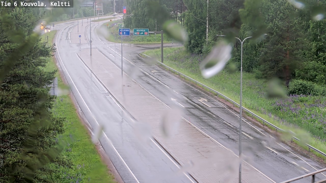 Weather Camera Image Väg 6 Kouvola,  Keltti, Kouvola, Kymenlaakso