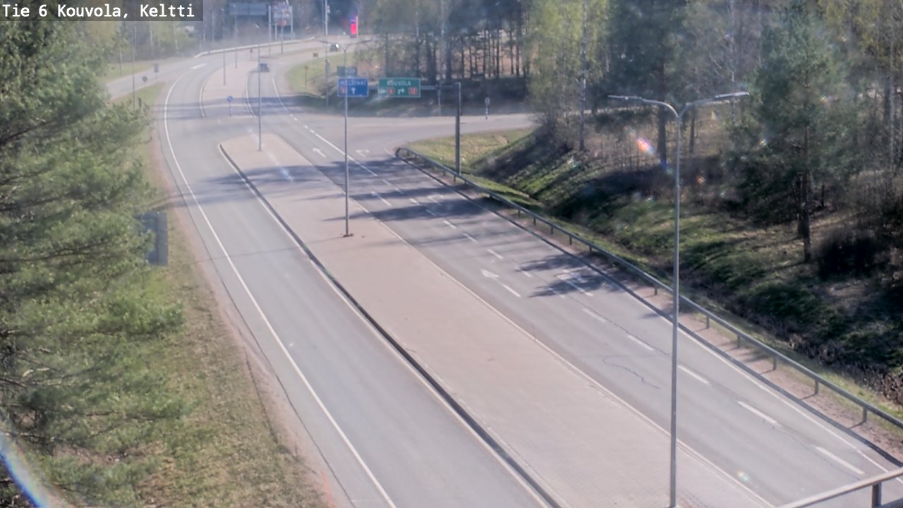 Kelikamerat Kuva Tie 6 Kouvola, Keltti, Kouvola, Kymenlaakso