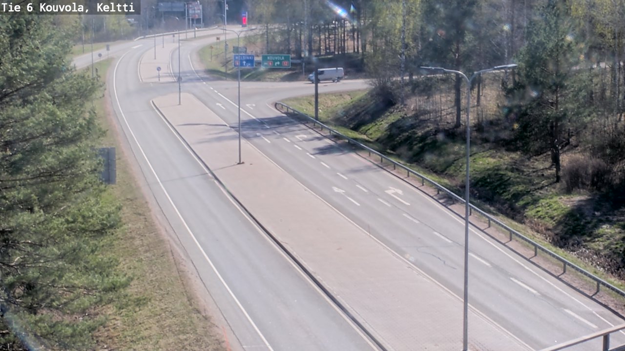 Kelikamerat Kuva Tie 6 Kouvola, Keltti, Kouvola, Kymenlaakso