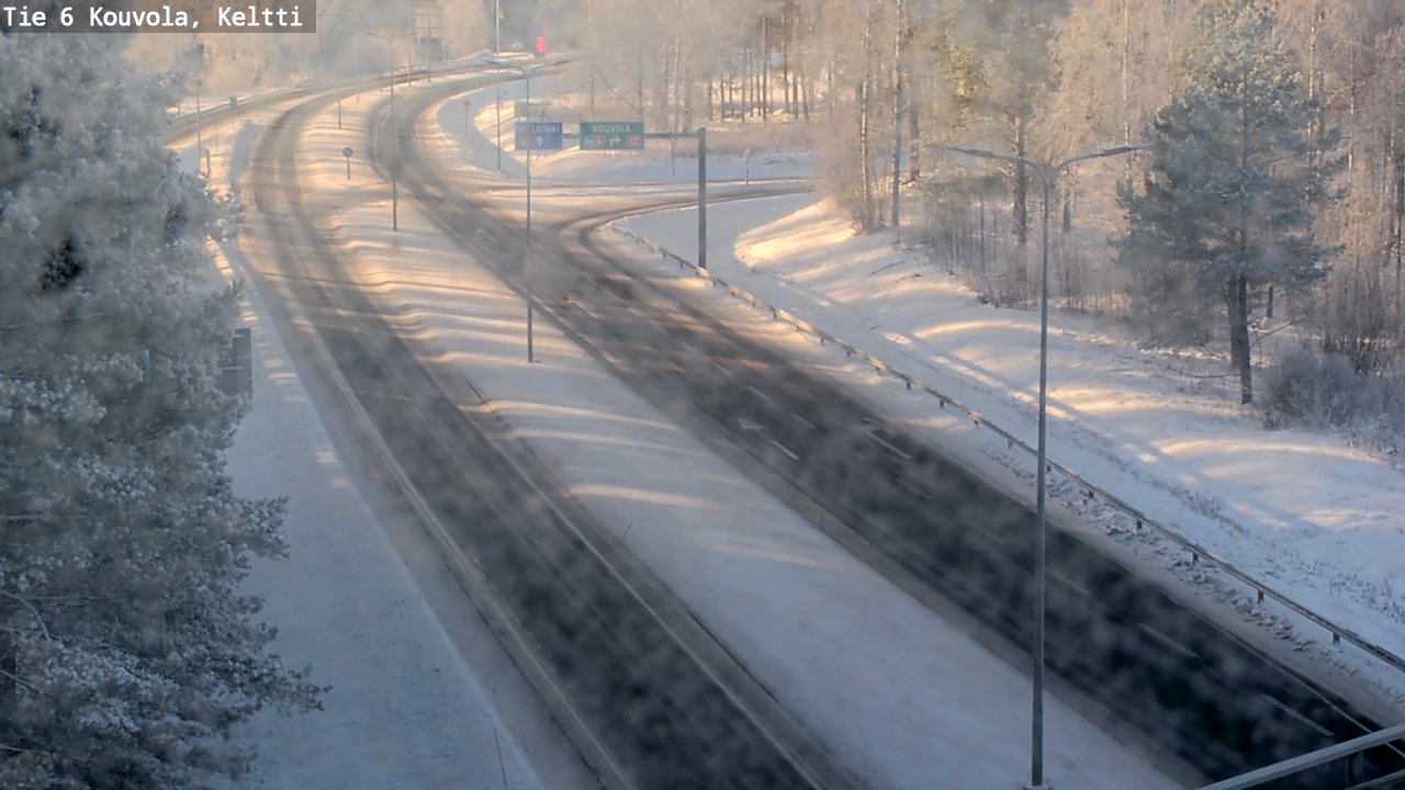 Weather Camera Image Road 6 Kouvola, Keltti, Kouvola, Kymenlaakso