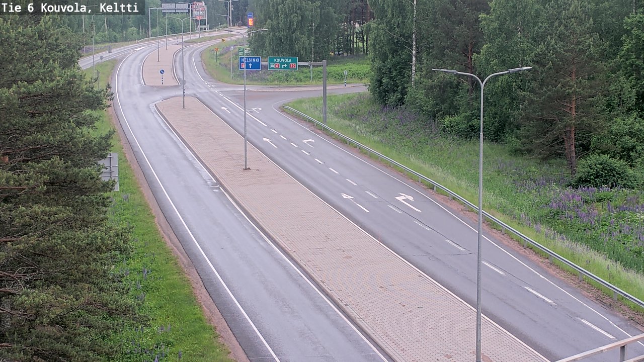 Kelikamerat Kuva Tie 6 Kouvola, Keltti, Kouvola, Kymenlaakso
