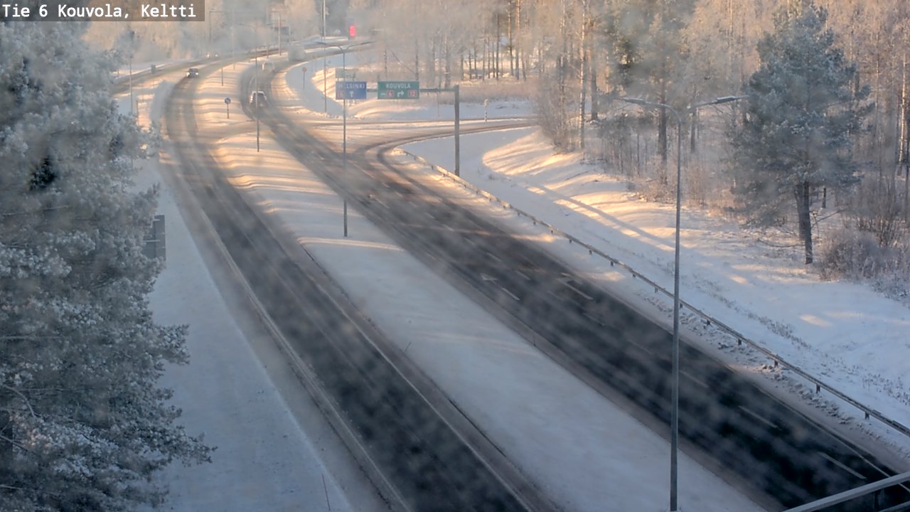 Weather Camera Image Road 6 Kouvola, Keltti, Kouvola, Kymenlaakso