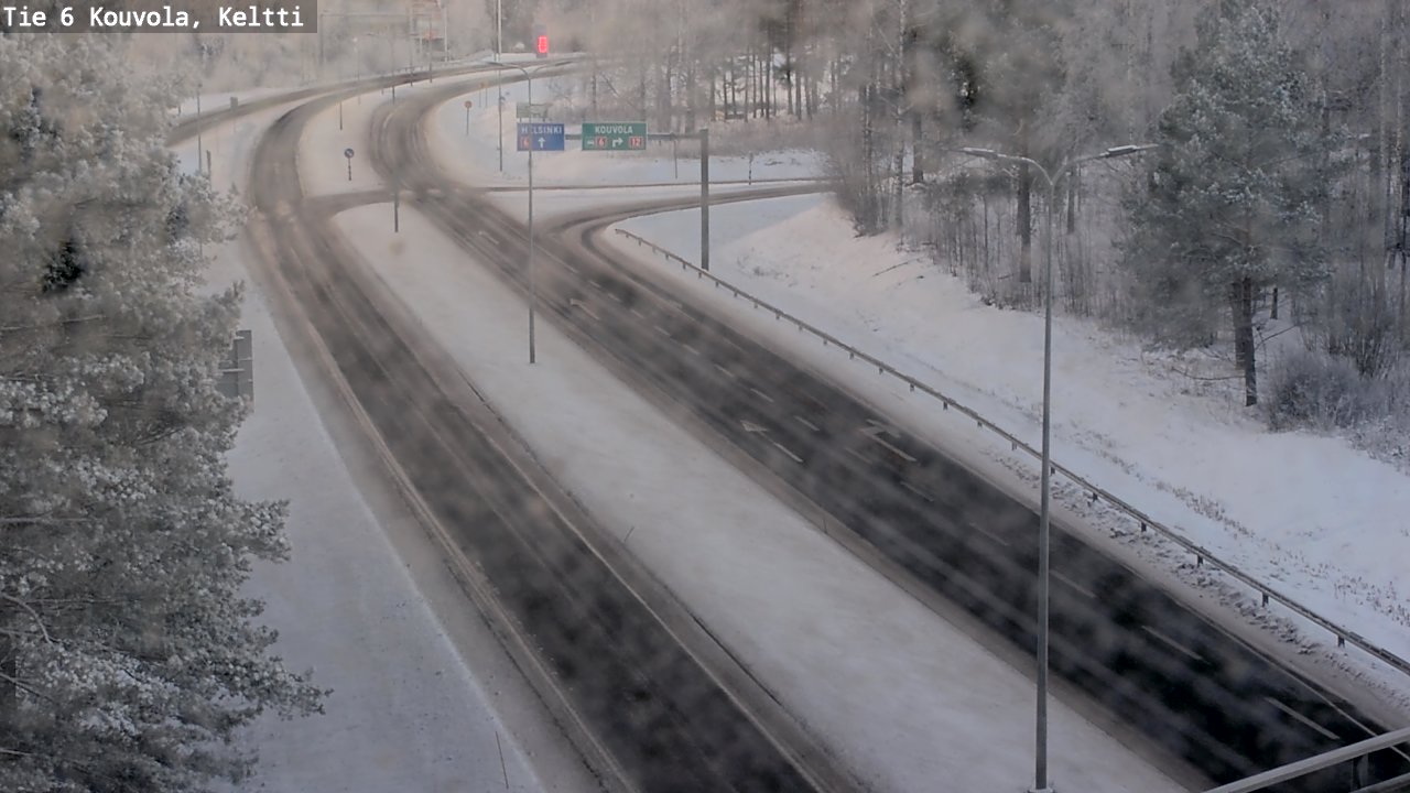 Weather Camera Image Road 6 Kouvola, Keltti, Kouvola, Kymenlaakso