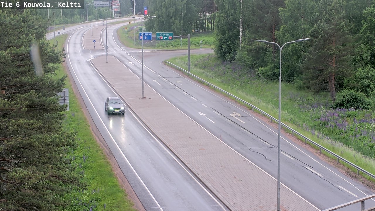 Kelikamerat Kuva Tie 6 Kouvola, Keltti, Kouvola, Kymenlaakso