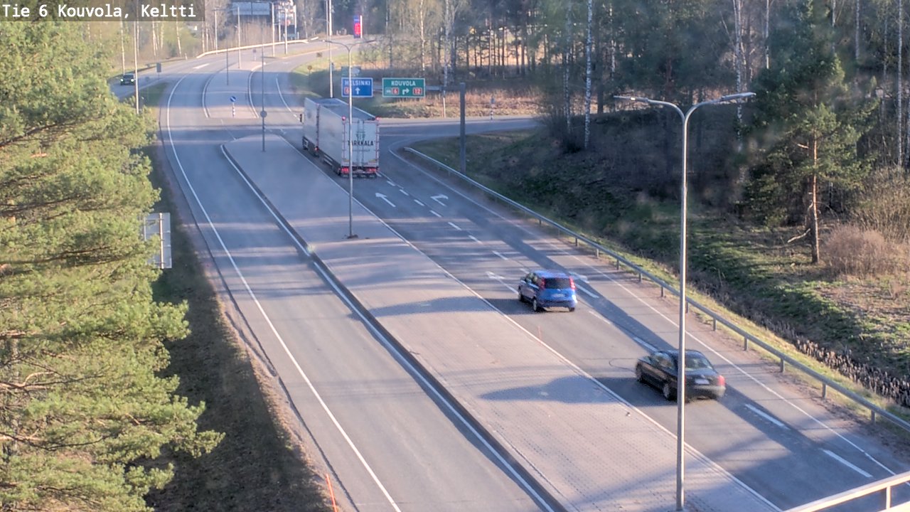 Kelikamerat Kuva Tie 6 Kouvola, Keltti, Kouvola, Kymenlaakso
